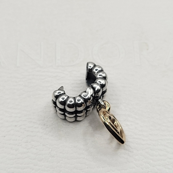 Authentic Pandora Bracelet Set,With 14k Gold - Picture 8 of 9